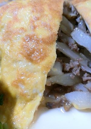 菊芋入りオムレツ-レシピのメイン写真