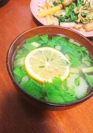 【減量中】ささみとセロリのレモンスープ-レシピのメイン写真