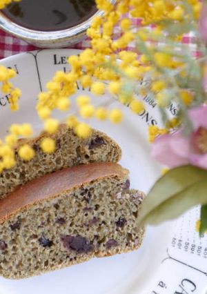 よもぎあんこパウンドケーキ米ぬか入り-レシピのメイン写真