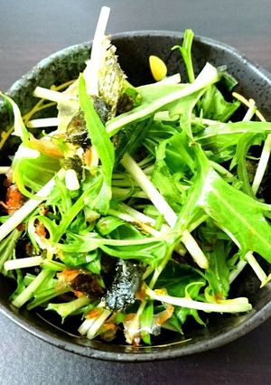 モリモリ食べられる☆水菜のサラダ-レシピのメイン写真