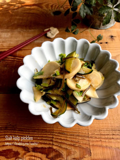 【作り置き】かぶときゅうりの塩昆布漬け-レシピのメイン写真