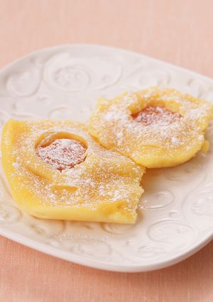 あんずのクラフティ【レンジで3分30秒】-レシピのメイン写真
