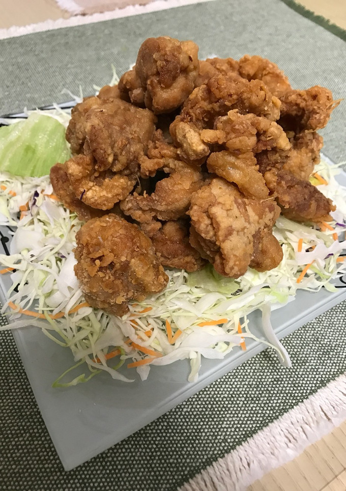 サクサク唐揚げ(^O^)／-レシピのメイン写真