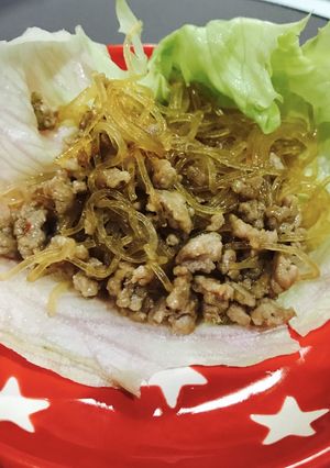 豚ひき肉と春雨のピリ辛炒め-レシピのメイン写真