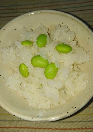 混ぜるだけ！枝豆ご飯(^-^)/-レシピのメイン写真