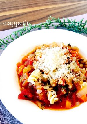 本格的イタリアン☆野菜たっぷりパスタ-レシピのメイン写真