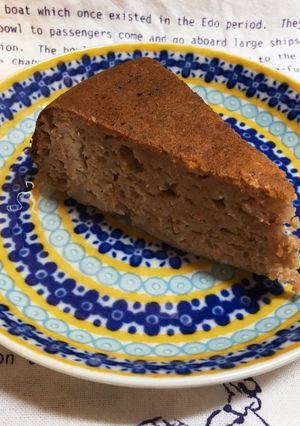 卵不使用 牛乳不使用 炊飯器バナナケーキ-レシピのメイン写真