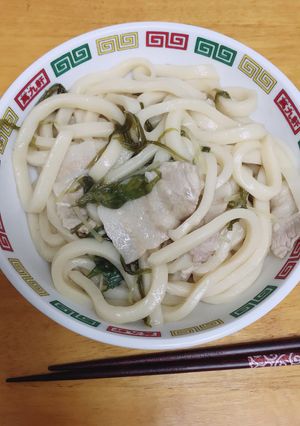 豚肉と水菜のうどん-レシピのメイン写真