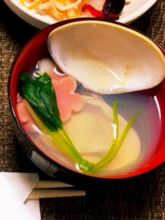 お食い初めメニュー② 蛤のお吸い物-レシピのメイン写真