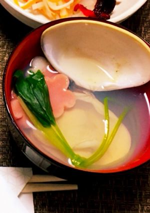 お食い初めメニュー② 蛤のお吸い物-レシピのメイン写真