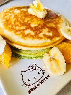 ★抹茶好き☆贅沢2種のホットケーキ★-レシピのメイン写真