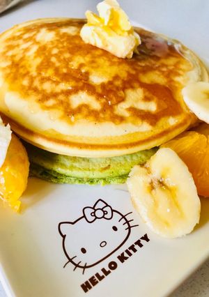 ★抹茶好き☆贅沢2種のホットケーキ★-レシピのメイン写真