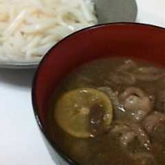 簡単つけ麺　鴨うどん-レシピのメイン写真