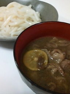 簡単つけ麺 鴨うどん-レシピのメイン写真