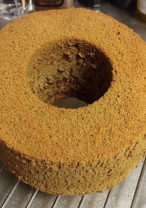 ふわふわしっとりコーヒーシフォンケーキ♡-レシピのメイン写真