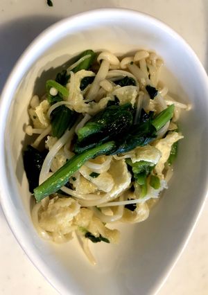 納豆のタレでほうれん草のお浸し-レシピのメイン写真
