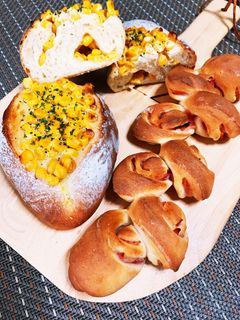 ベーコンエピ&コーンマヨクッペ-レシピのメイン写真