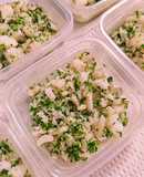 【離乳食】白身魚と青のりのふりかけ