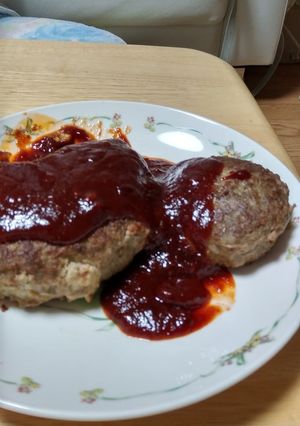 超簡単で材料少なくても出来るハンバーグ★-レシピのメイン写真