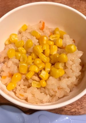 炊飯器で簡単 チキンコンソメライス-レシピのメイン写真