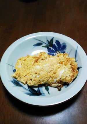 酒粕救済♪簡単♪和風スクランブルエッグ♪-レシピのメイン写真