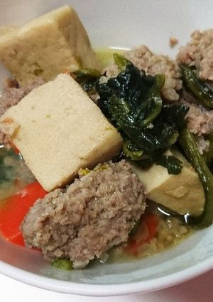 高野豆腐と肉団子の煮物-レシピのメイン写真