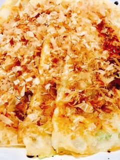 ⭐️ 格安で子供に人気ねぎ焼きお好み焼き-レシピのメイン写真