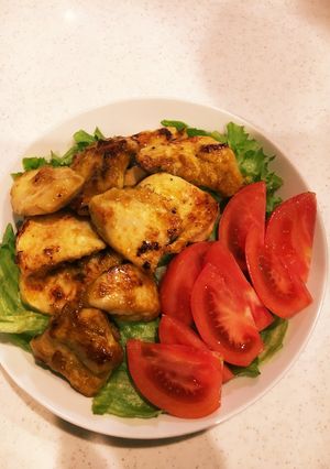ジューシー鶏むね肉のタンドリー風焼き-レシピのメイン写真