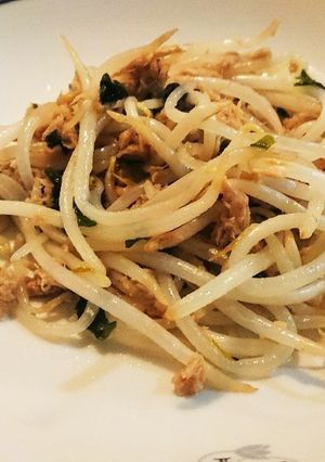 ツナとワカメのもやし炒め-レシピのメイン写真