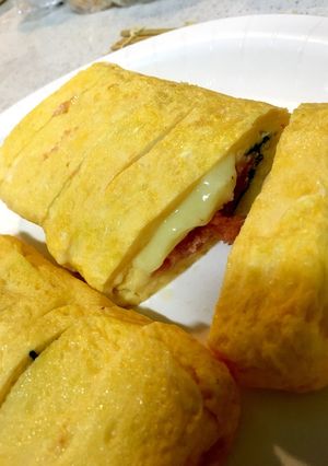 出汁巻玉子大葉明太子チーズ入り-レシピのメイン写真