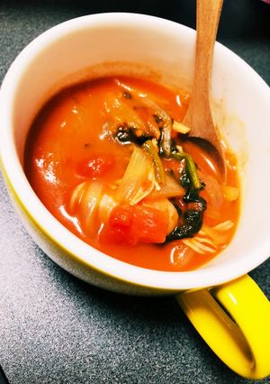 残り物野菜で!トマトのスープ-レシピのメイン写真
