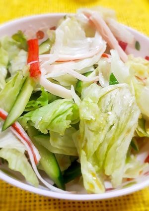 調味料ポン酢だけのサラダ-レシピのメイン写真
