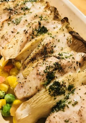 鶏肉とエリンギはさみのかんたんロースト-レシピのメイン写真