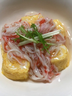 余った卵焼きでカニカマあんかけ-レシピのメイン写真