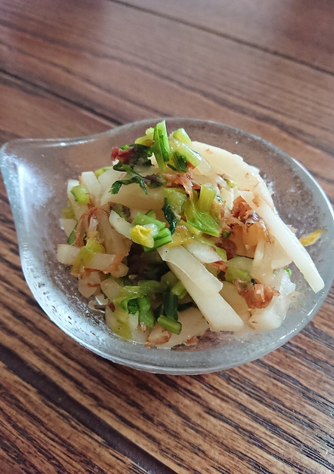 カブまるごと♪めんつゆでかつお節和え-レシピのメイン写真
