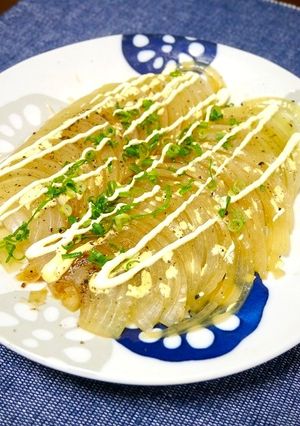 レンジで簡単副菜！玉葱の甘煮(切り方～)-レシピのメイン写真