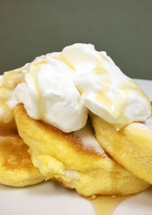 俺のふわしゅわスフレパンケーキ-レシピのメイン写真