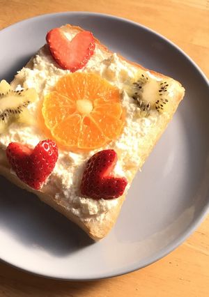 バレンタイン＆ホワイトデーに♡のっけパン-レシピのメイン写真