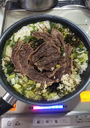 簡単30分・ねぎ塩昆布の牛めし-レシピのメイン写真