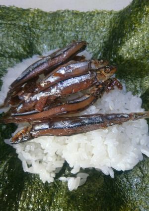 キビナゴの佃煮とお握らず-レシピのメイン写真