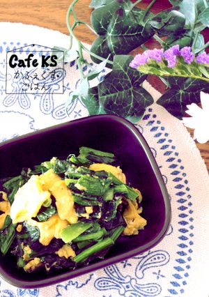 綺麗色☆5分で小松菜おかず-レシピのメイン写真