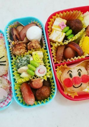 ドラえもん☆アンパンマン☆お弁当-レシピのメイン写真