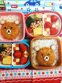 幼稚園(年少)双子のお弁当21-レシピのメイン写真