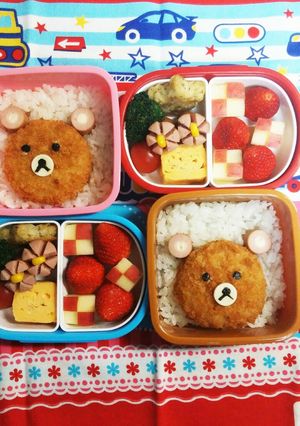 幼稚園(年少)双子のお弁当21-レシピのメイン写真