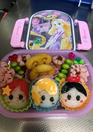 ツムツム!アリエル*ラプンツェル*白雪姫-レシピのメイン写真
