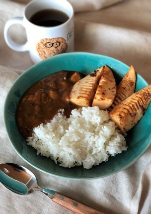 春の味♪たけのこのみそバター焼きのっけ-レシピのメイン写真