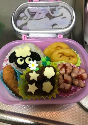 お弁当＊超簡単おにぎり♪ヒツジくん☆-レシピのメイン写真