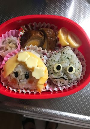 ツムツム*キャラ弁*ラプンツェルパスカル-レシピのメイン写真