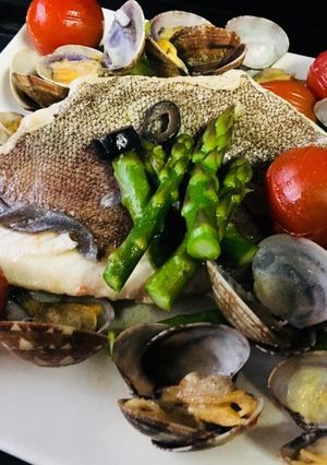 簡単マハタのアクアパッツァ-レシピのメイン写真
