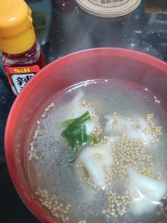 簡単スープ水餃子-レシピのメイン写真